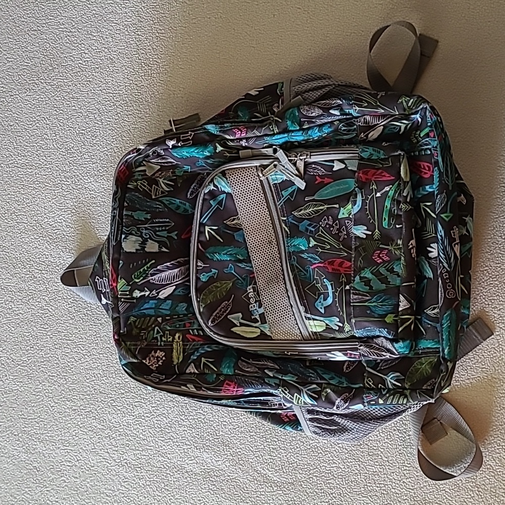 L.L. Bean Arrow and Feathers Backpack